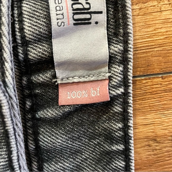 CABI Women’s Gray Wash 100% BF Boyfriend Ankle Denim Jean Size 12 - Picture 8 of 14